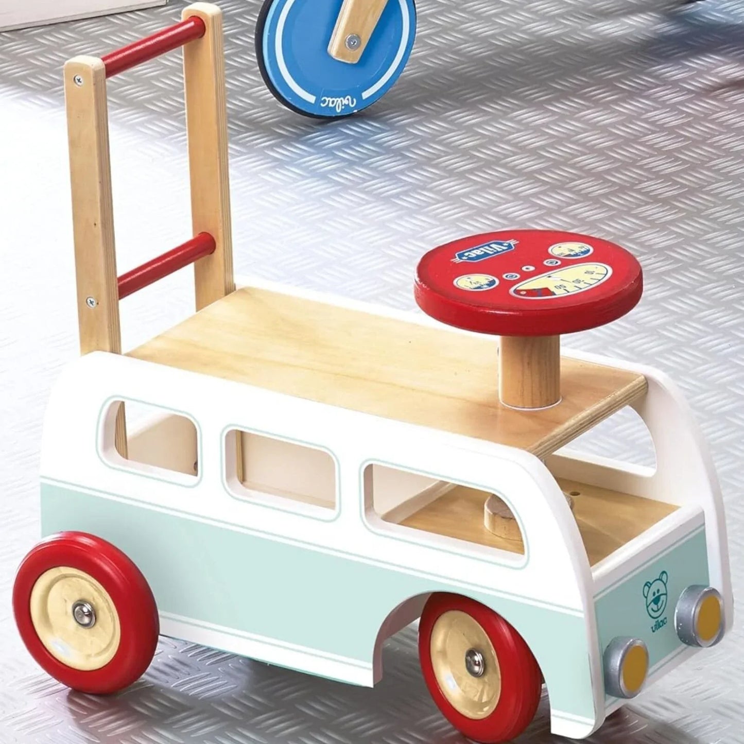 Vilac 2-in-1 Retro Wooden Camper Van