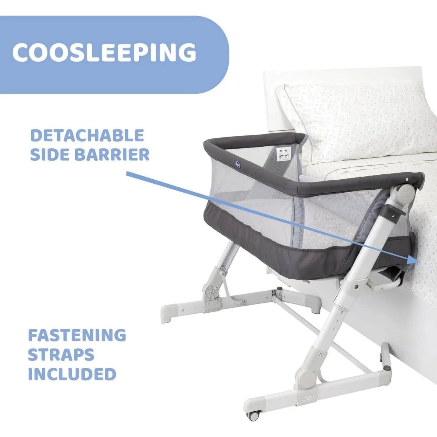 Chicco Next2Me Pop Up Crib - Atmosphere