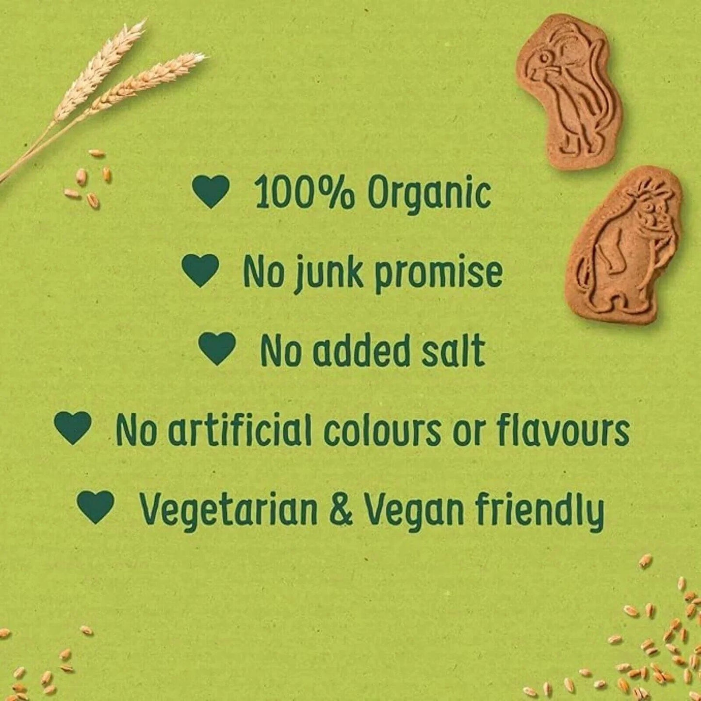 Organix Gruffalo Cocoa & Vanilla Biscuit 12+ months 100g (5x20g)