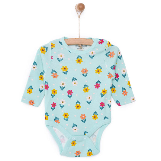 HelloBaby Girl Long Sleeve Bodysuit - Green