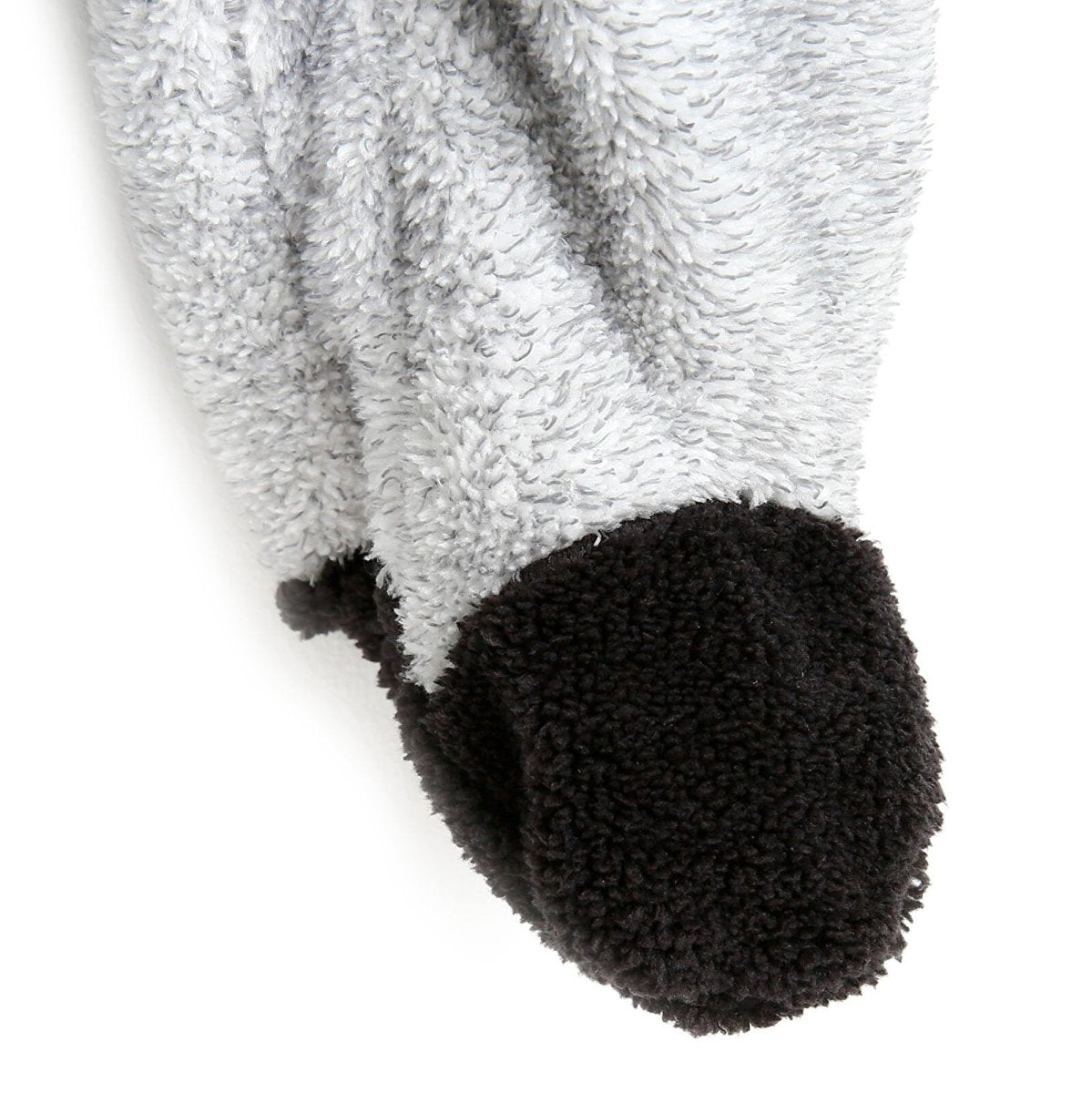 Midimod Newborn Cute Bears Welsoft Footed Jumpsuit - Grey