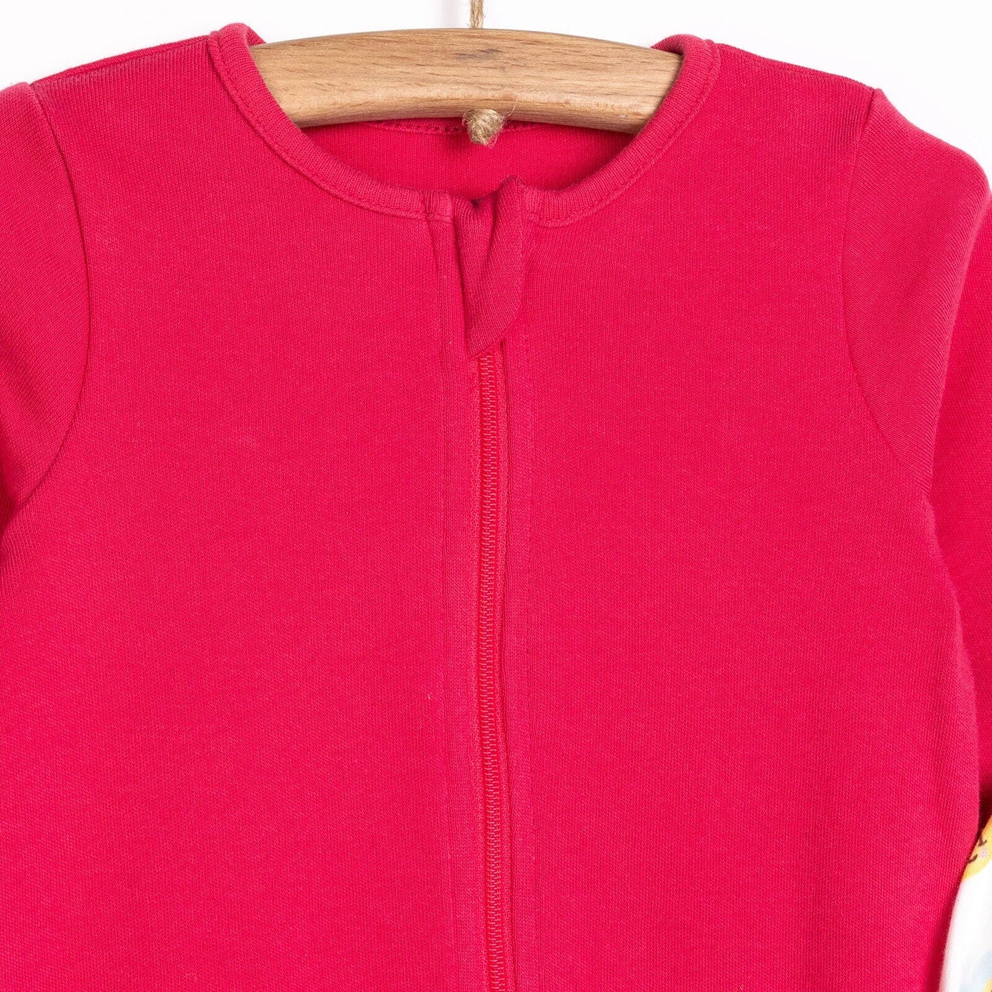 HelloBaby Newborn Girl 2 Piece Footed Jumpsuit - Pink