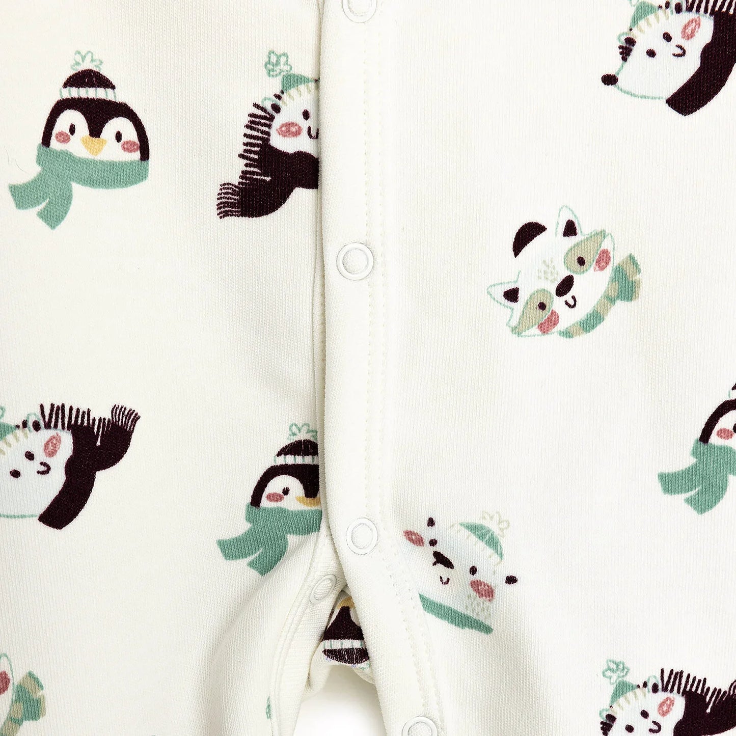 HelloBaby Footed Jumpsuit with Hat - Multicolour