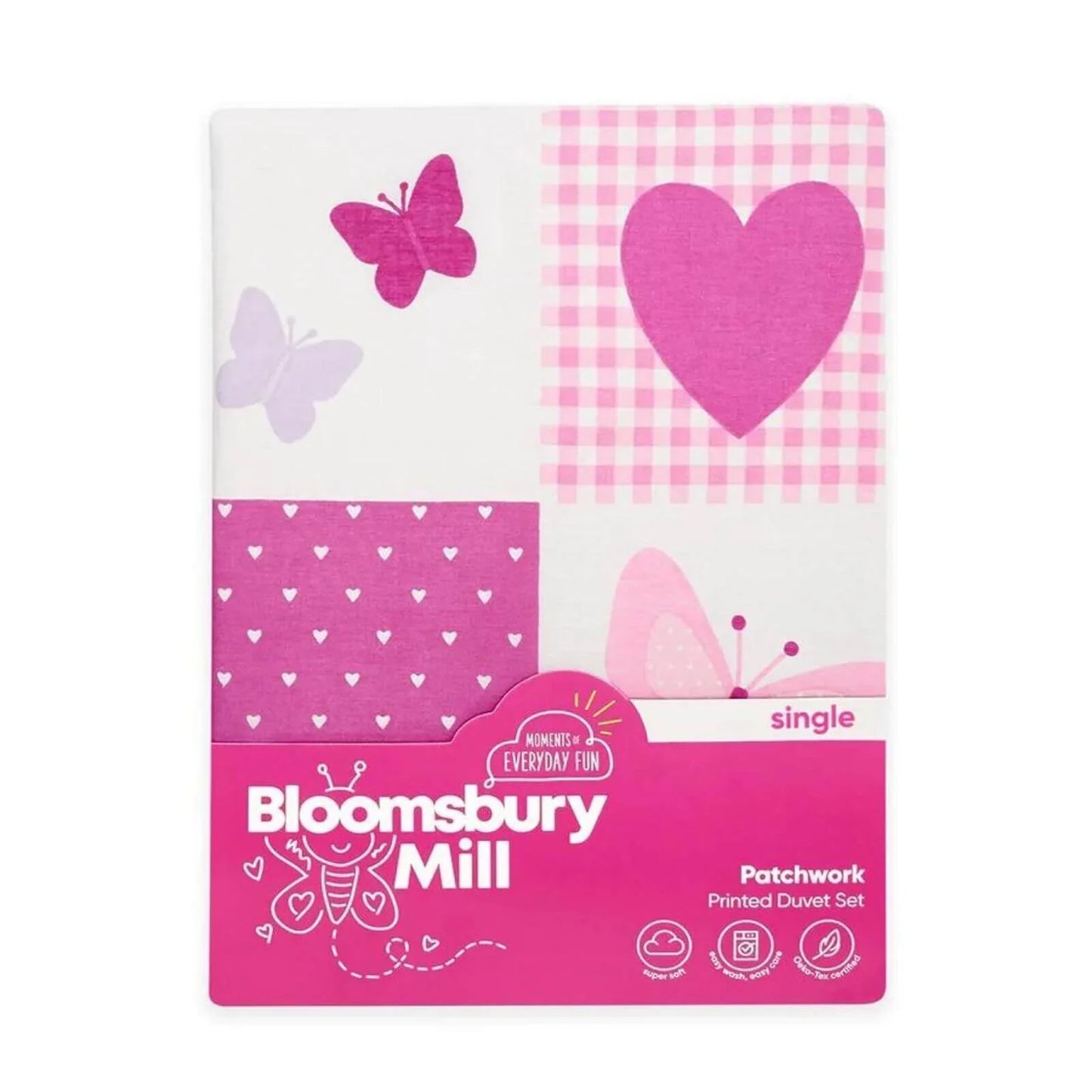 Bloomsbury Mill Single Duvet Set - Patchwork