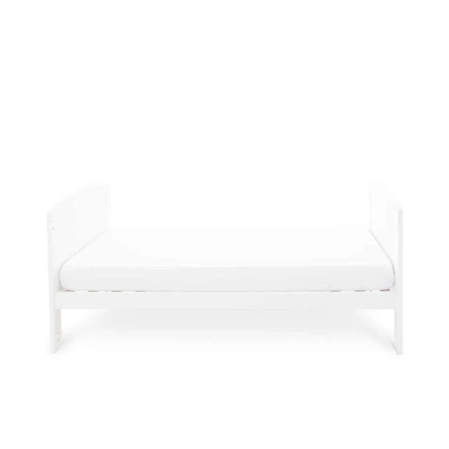 Ickle Bubba Coleby Classic Cot Bed White - Premium Pocket Sprung Mattress