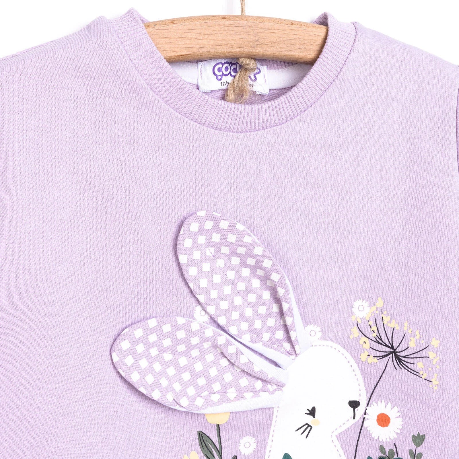 Cocux Baby Girl Cute Animals Tracksuit - Lilac