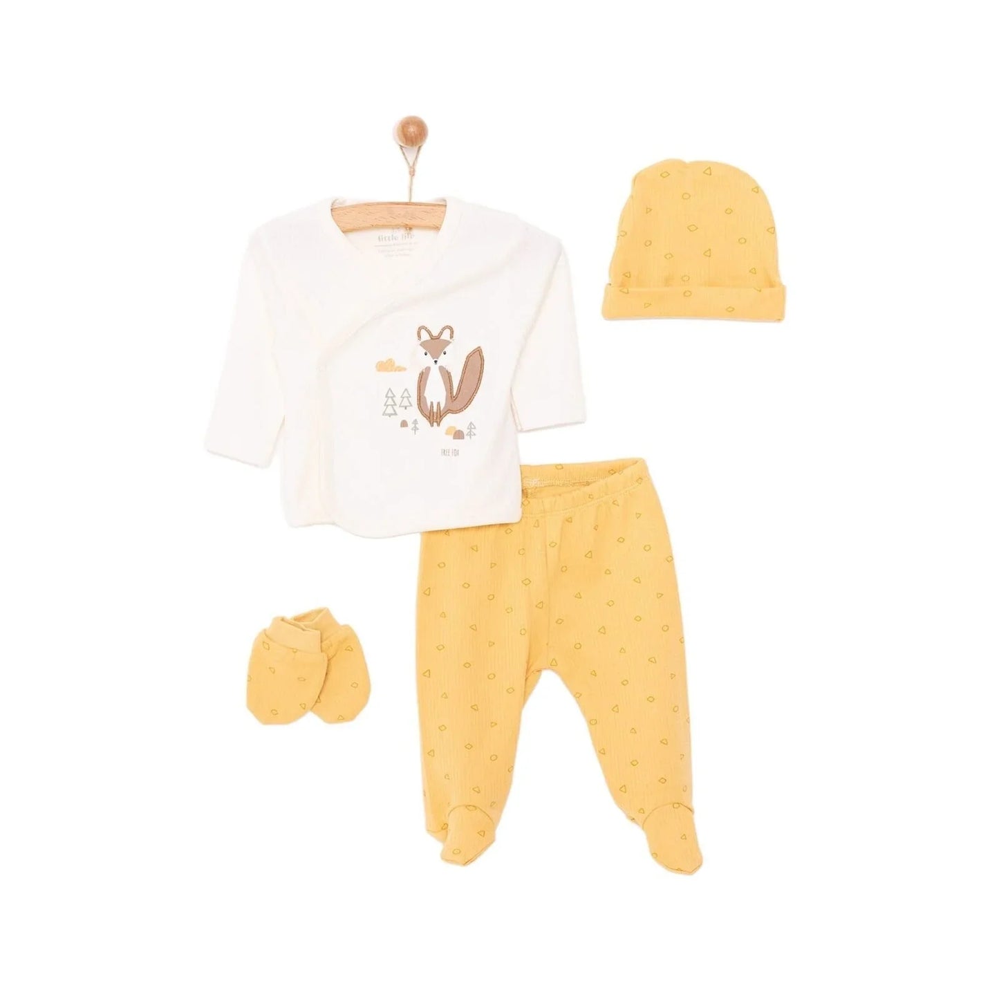 Little Life Newborn Unisex 5 pcs Starter Set - Ecru