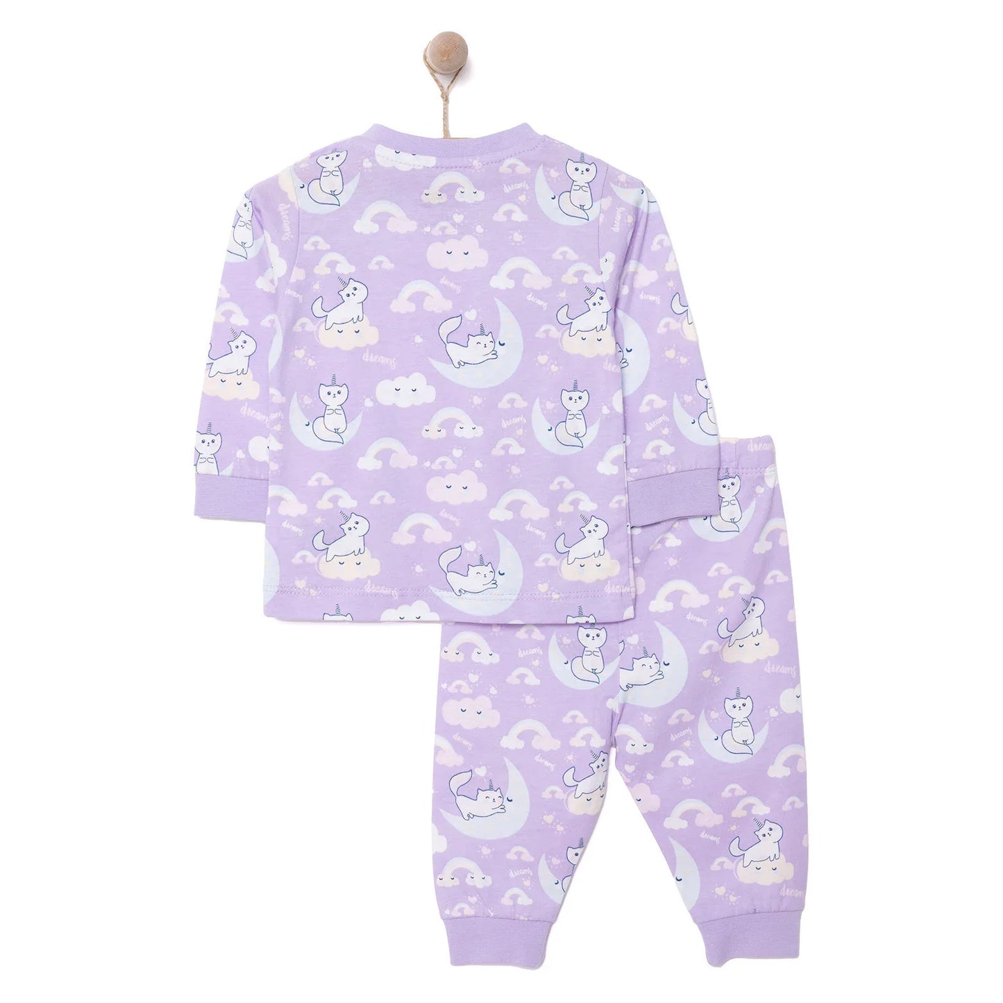 HelloBaby Girl Long Sleeve Pyjamas Set - Purple