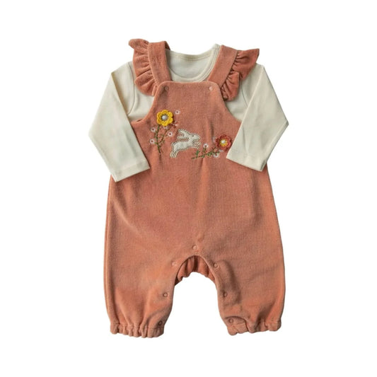 Kitikate Organic Lana Dungarees Set 2 pcs