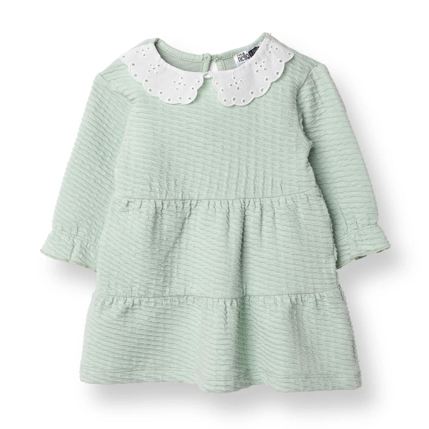 HelloBaby Winter Cherry Dress - Green