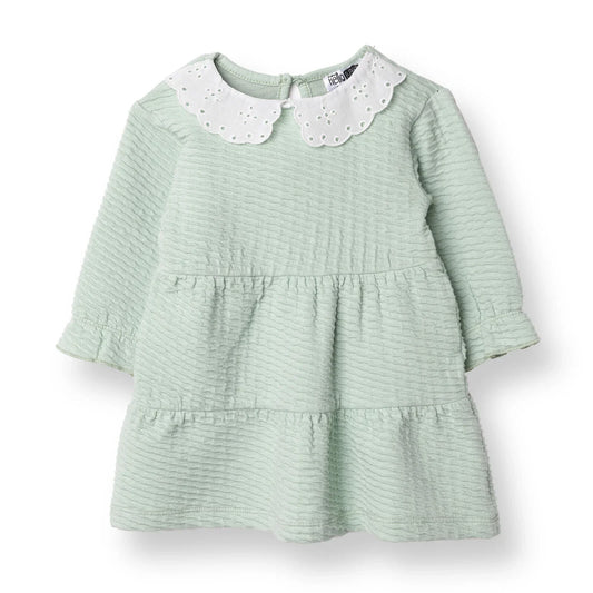 HelloBaby Winter Cherry Dress - Green