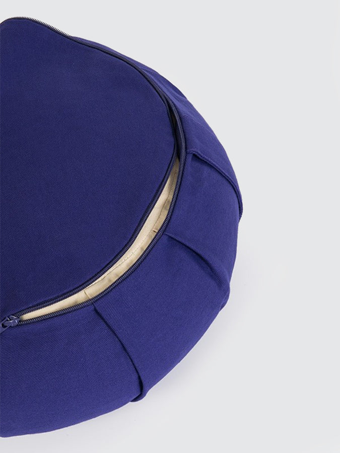 Yoga Studio GOTS Organic Cotton Crescent Lotus Zafu Buckwheat Cushion