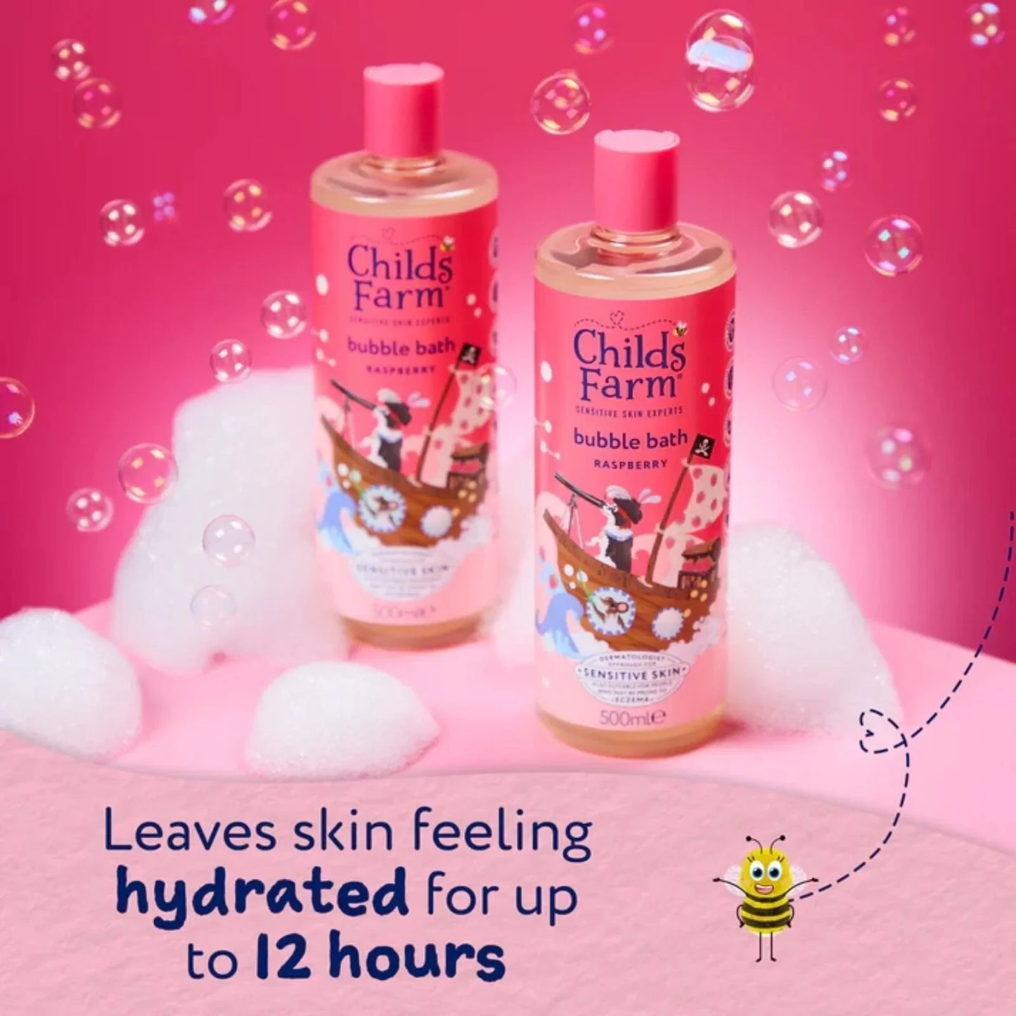 Childs Farm Bubble Bath 500ml - Raspberry