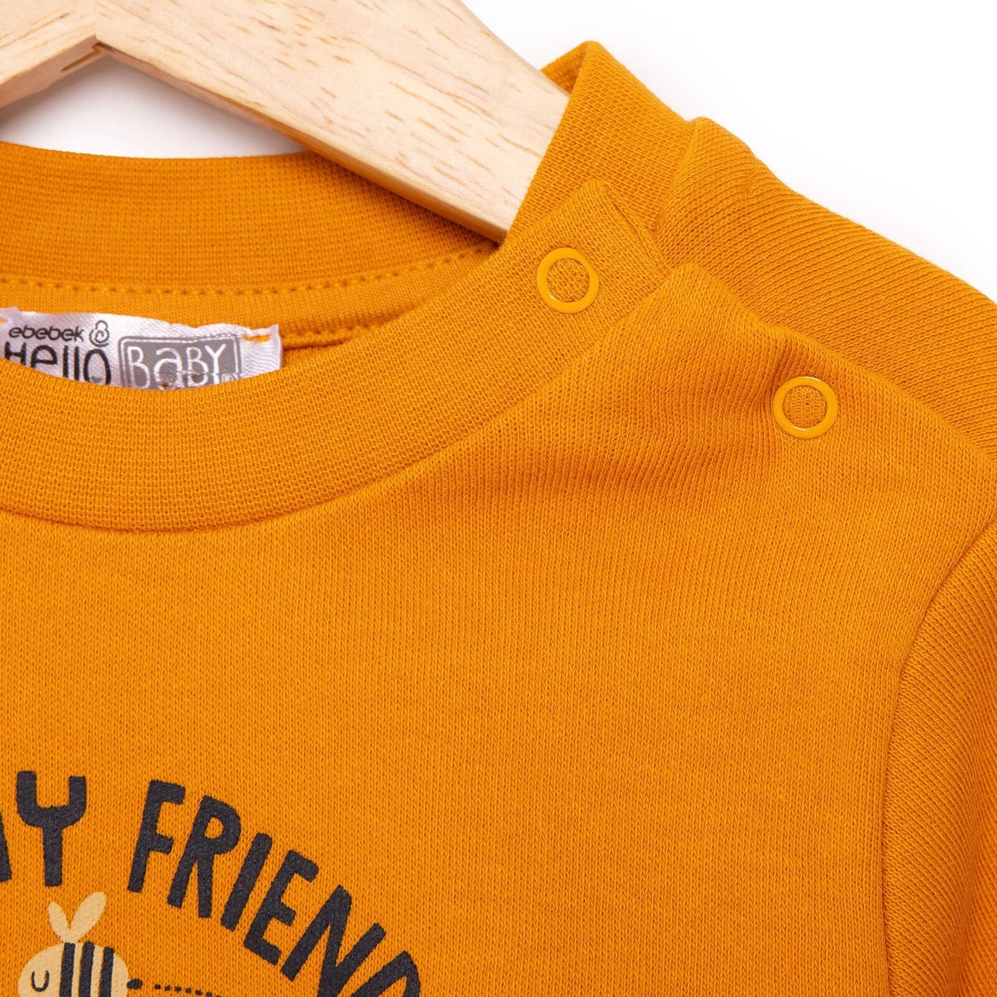 HelloBaby Basic Boy Bear Printed Jogging - Ginger