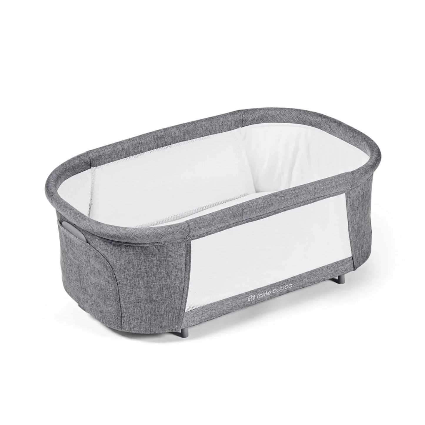 Ickle Bubba Drift Gliding Crib - Ash Grey