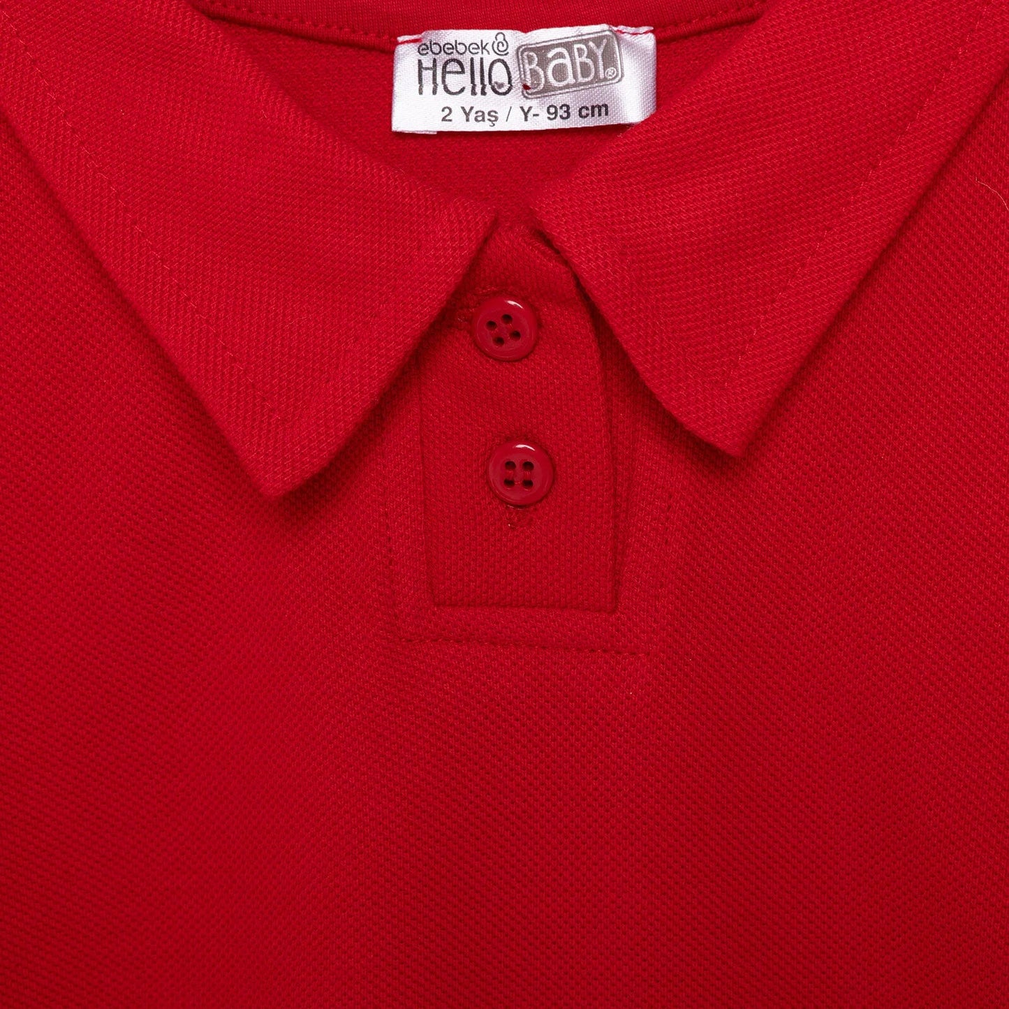 HelloBaby Celebration Unisex Long Sleeve Bodysuit - Red