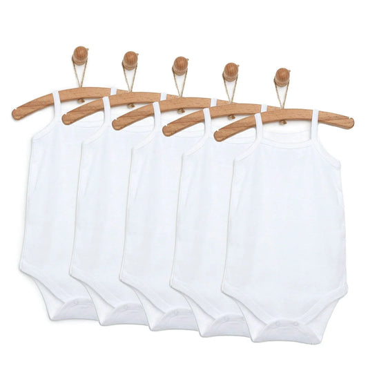HelloBaby Unisex Strappy Bodysuit 5 pcs