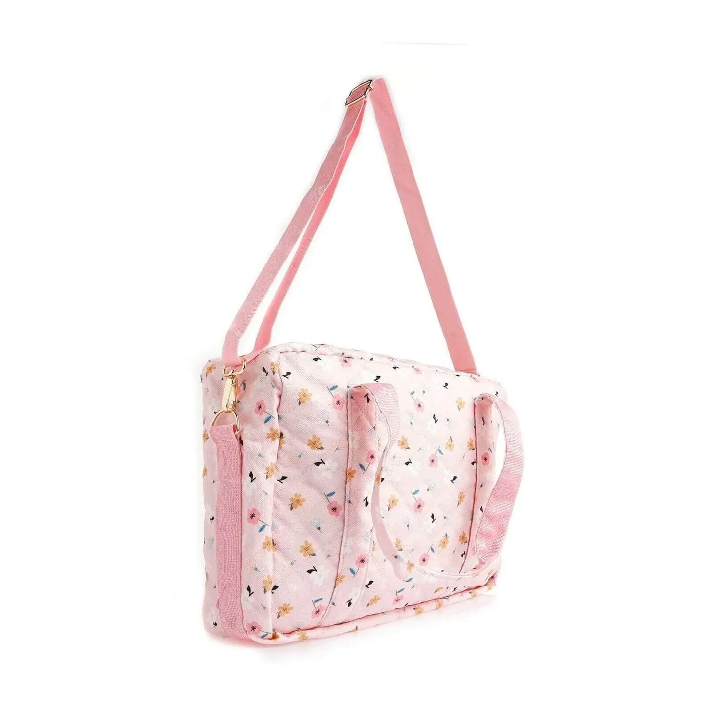 baby mom Flower Baby Care Changing Bag - Light Pink