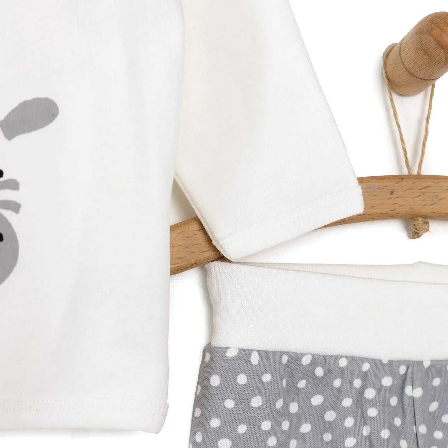 Hellobaby Newborn Baby Girl 3 Pcs Set - Ecru