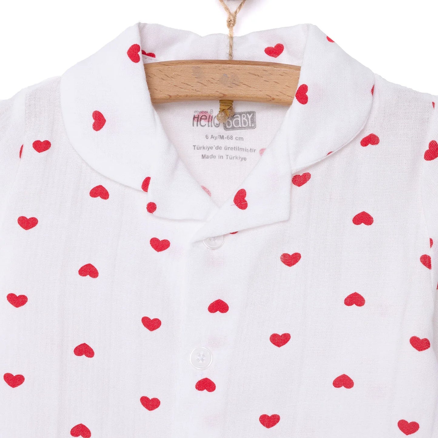 HelloBaby Girl Long Sleeve Pyjamas Set - Ecru