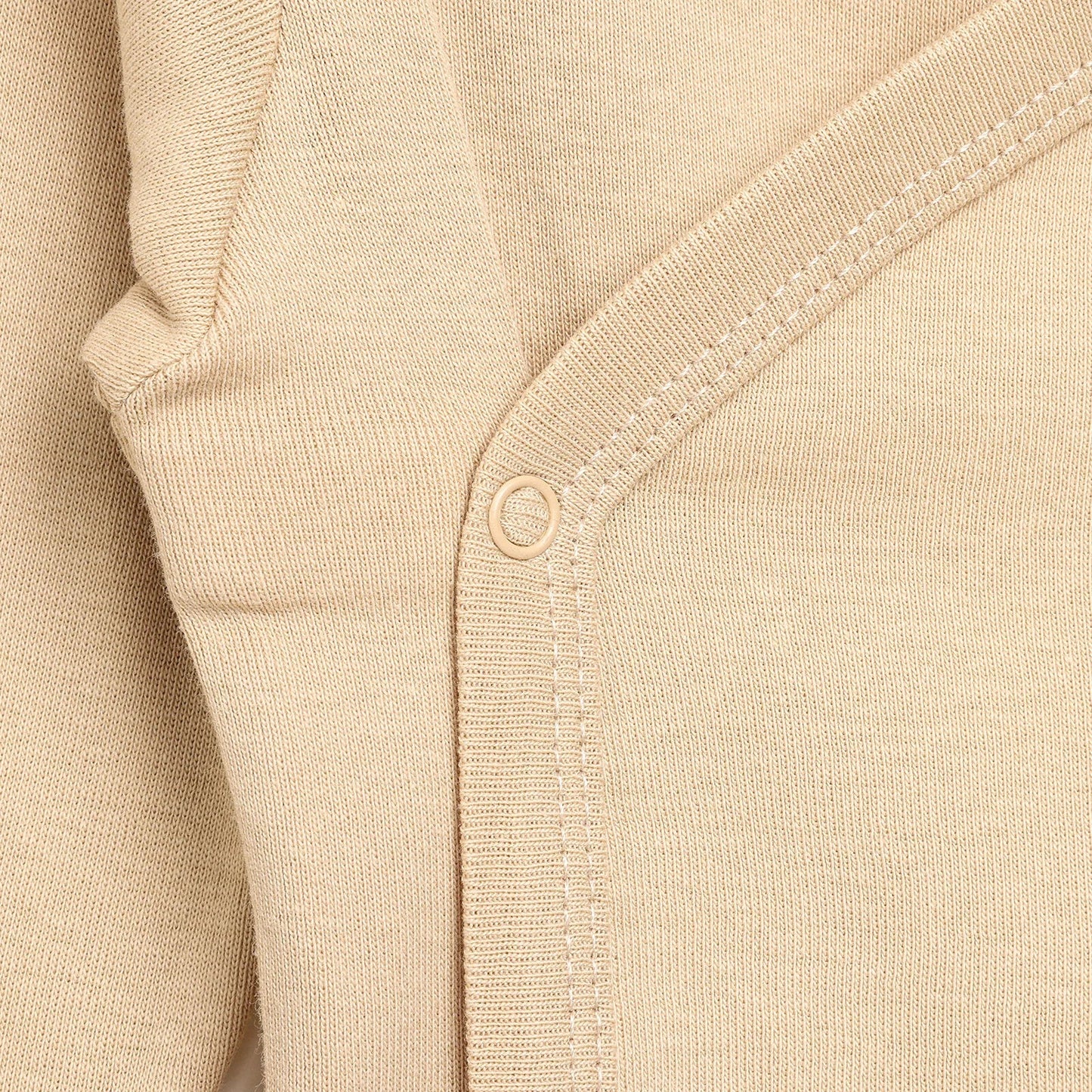 Motherlove Newborn Organic Sleeve Bodysuit - Beige