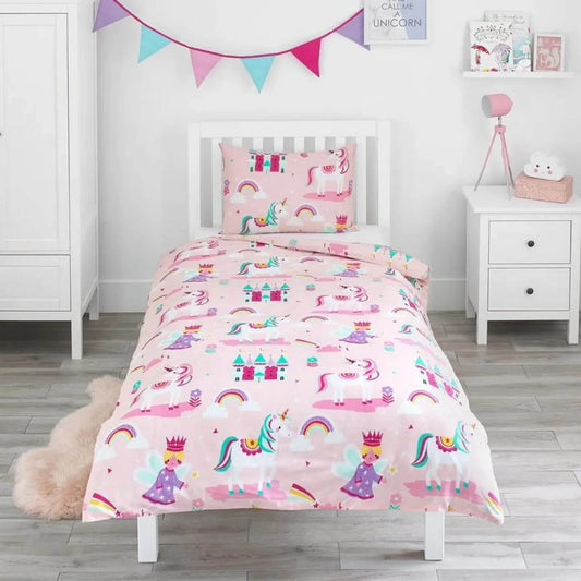 Bloomsbury Mill Single Duvet Set - Magic Unicorn