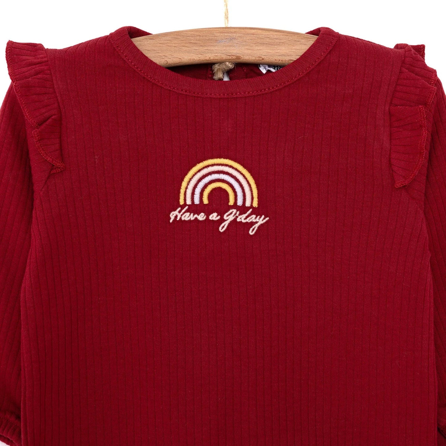 HelloBaby Basic Baby Girl Jogger - Maroon