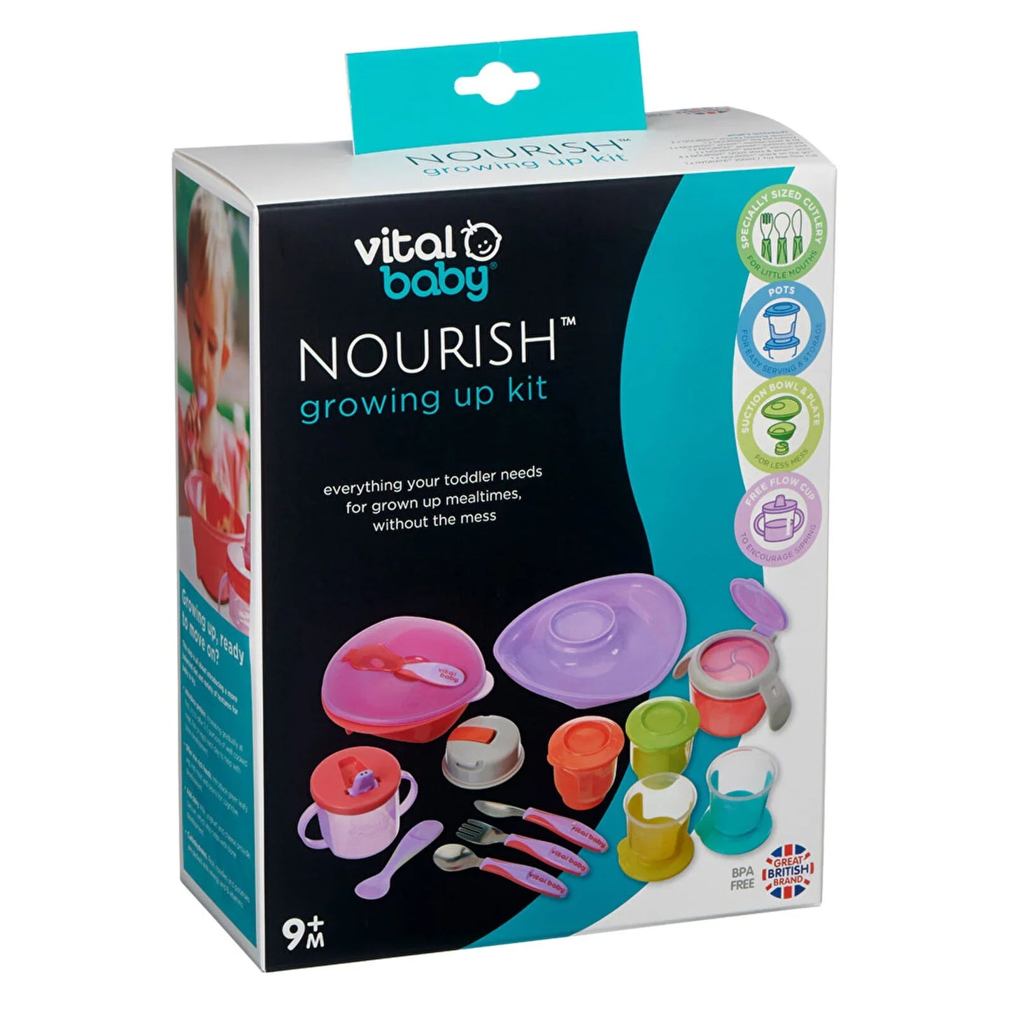 Vital Baby Nourish Growing Up Kit 9+ months - Fizz