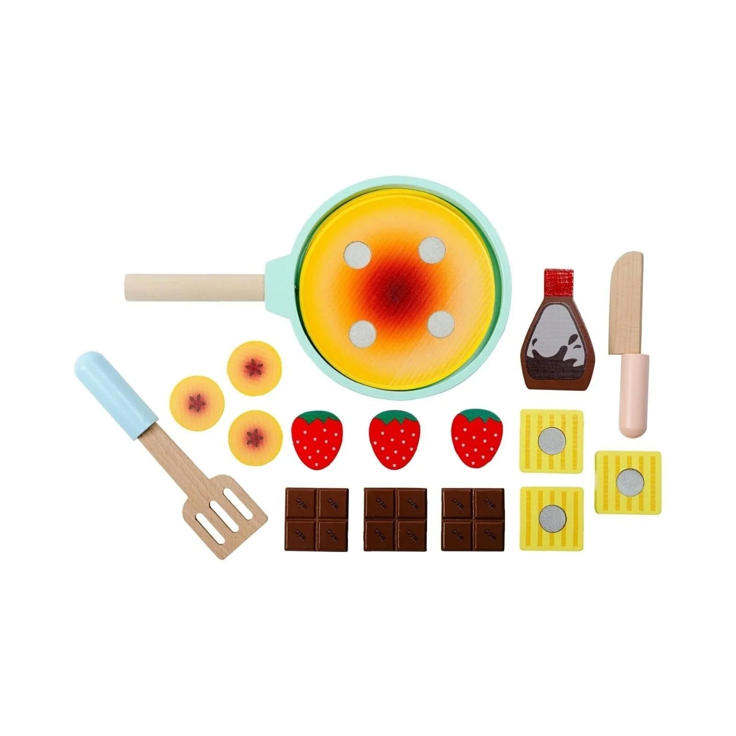 Owl & Fox Wooden Imagination Kitchen Pancake Set