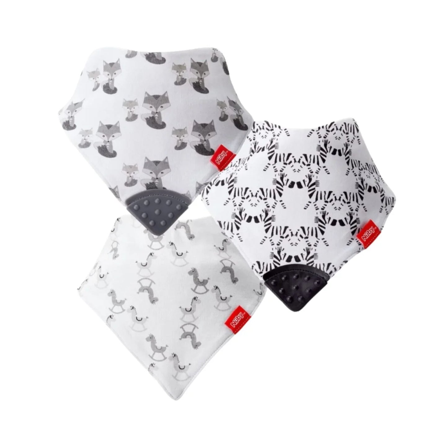 Nuby Bandana Bibs Pack of 3
