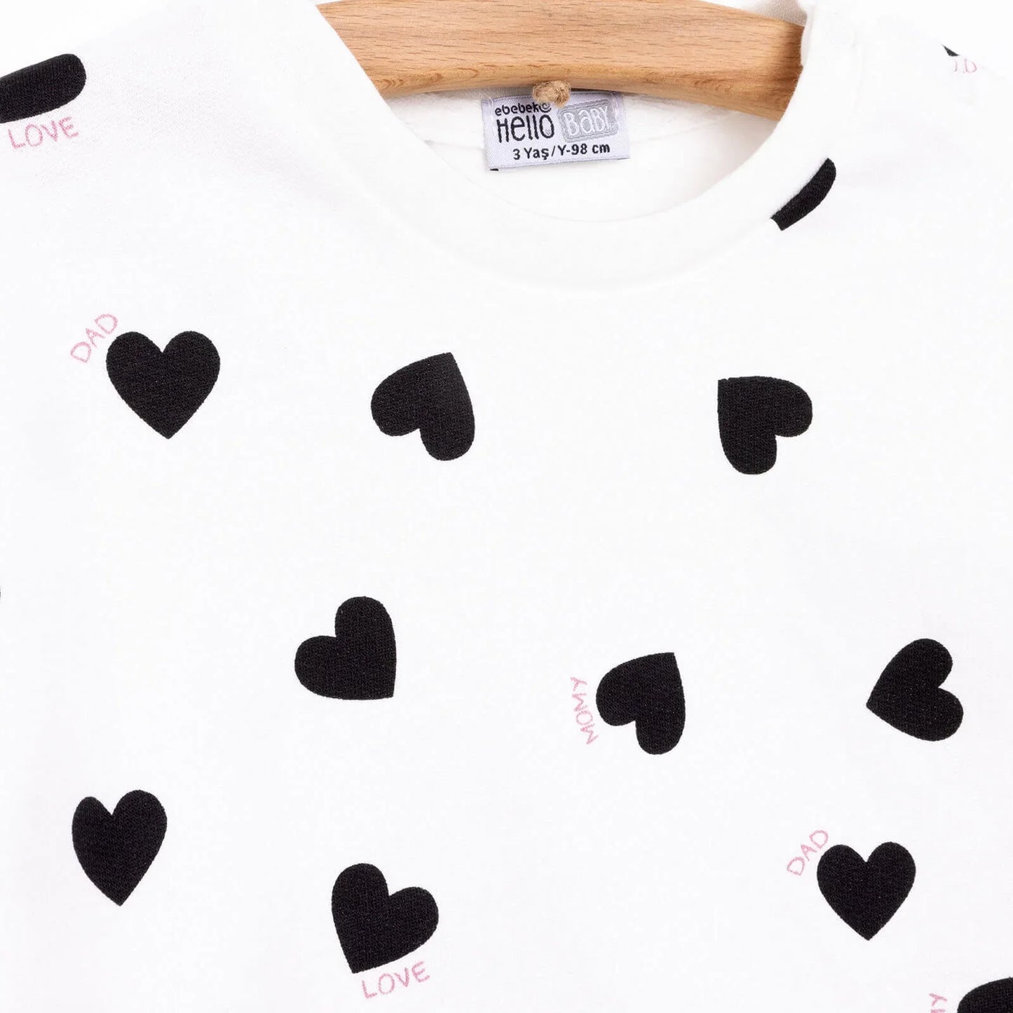 HelloBaby Blouse Skirt - Black