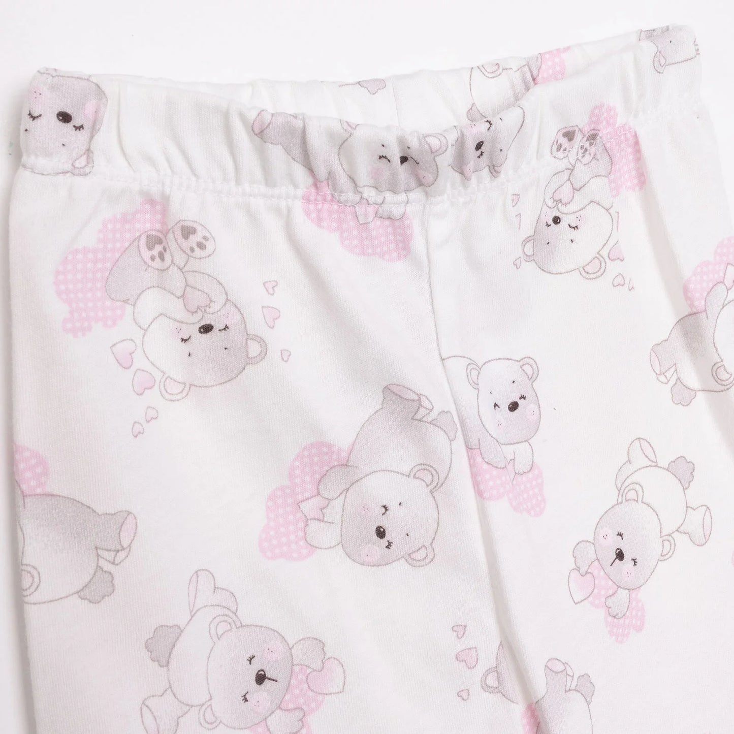 HelloBaby Baby Girl Long Sleeve Pyjamas Set - White