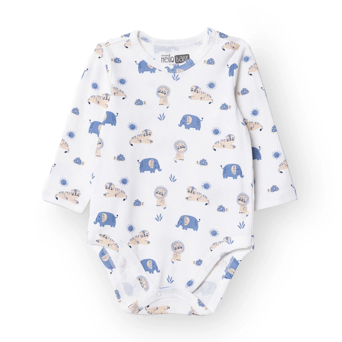 HelloBaby Long Sleeve Body - Ecru