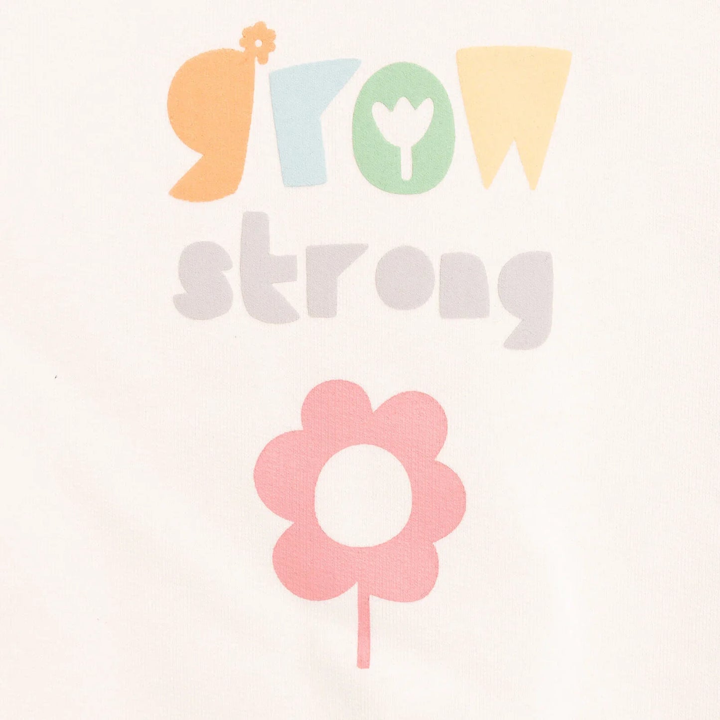 HelloBaby Baby Girl Sweatshirt Footless Bottom - Ecru