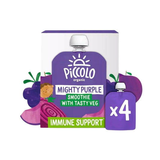 Piccolo Organic Mighty Purple Smoothies 6+ months 360g (4x90g)