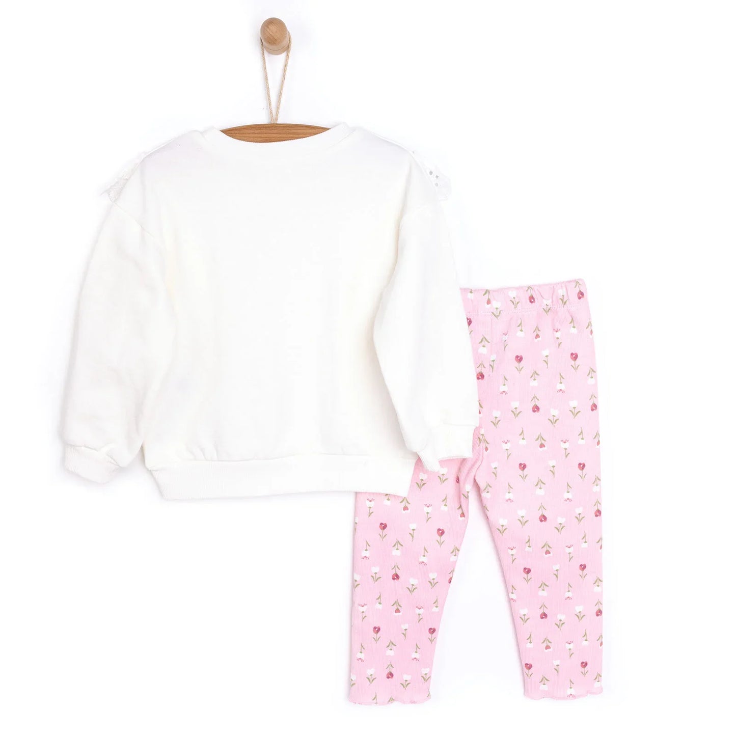 HelloBaby Winter Fairytale Leggings Set - Ecru