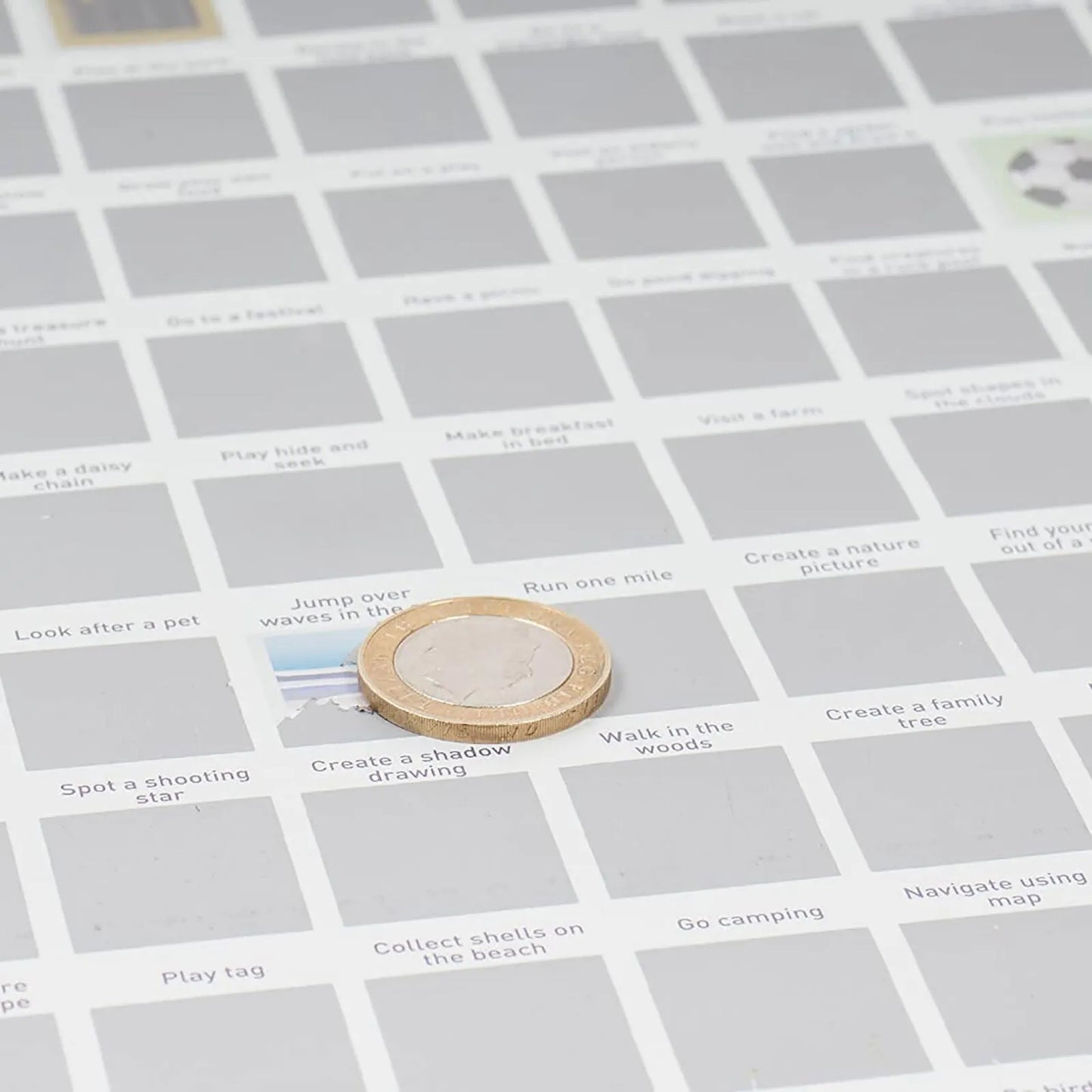 Toddle born Wild A3 100 Activity Bucket List Poster