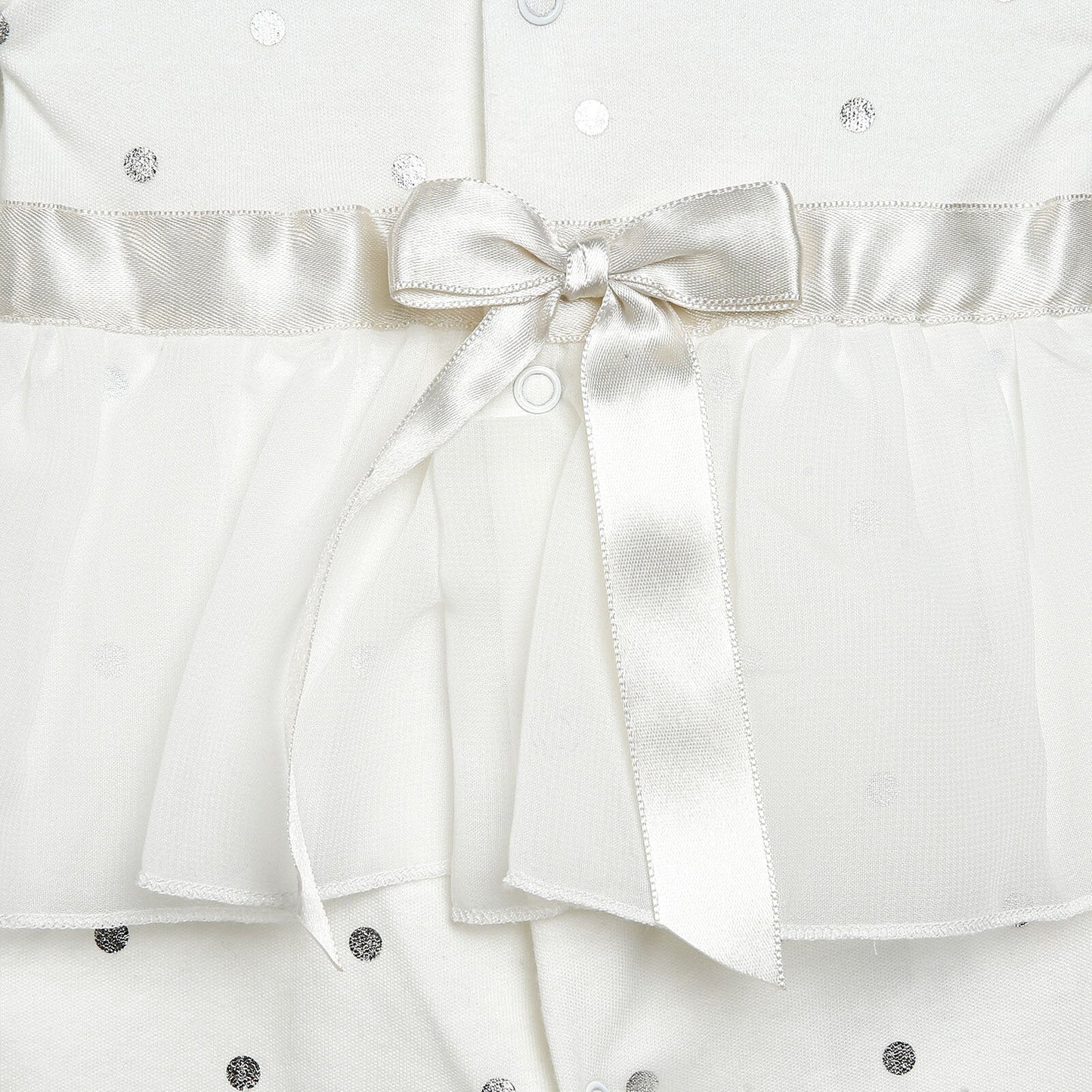 Bebetto Footed Jumpsuit - Ecru