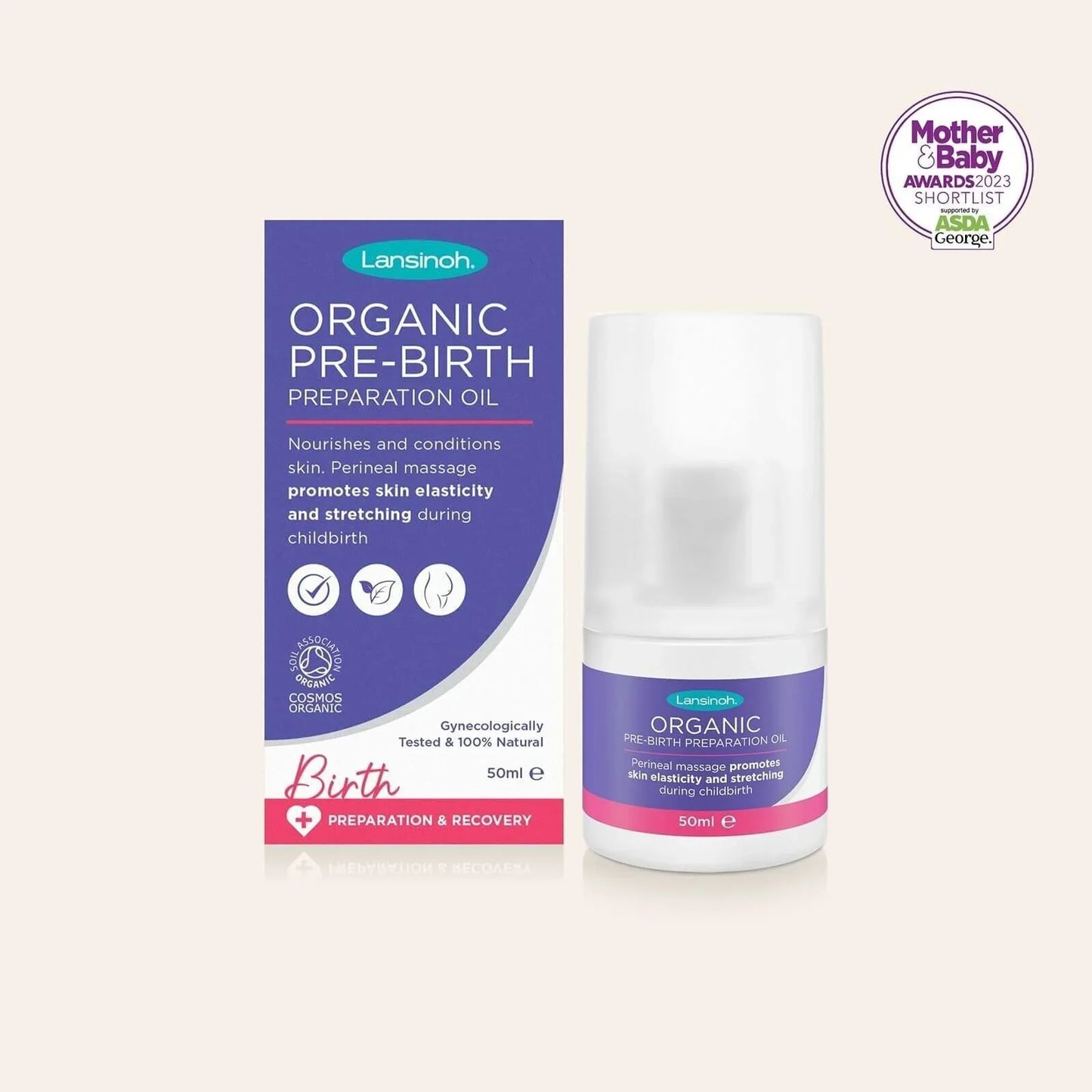 Lansinoh Organic Pre-Birth Preparation Oil 50ml