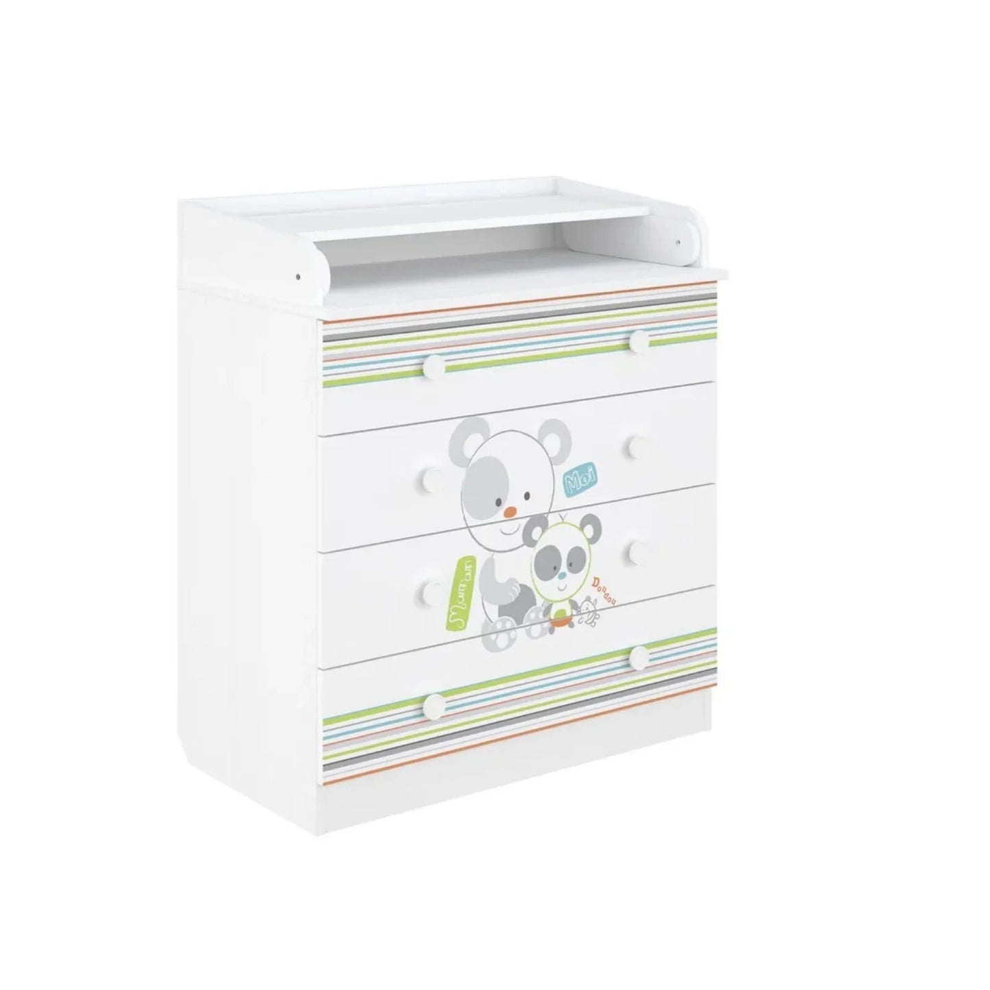 Shefa Kids 800 Changing Dresser - Pandas