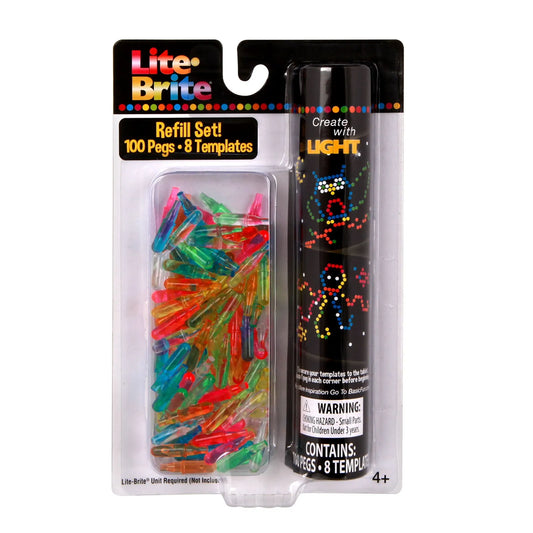 Lite Brite Peg and Template Refill Pack