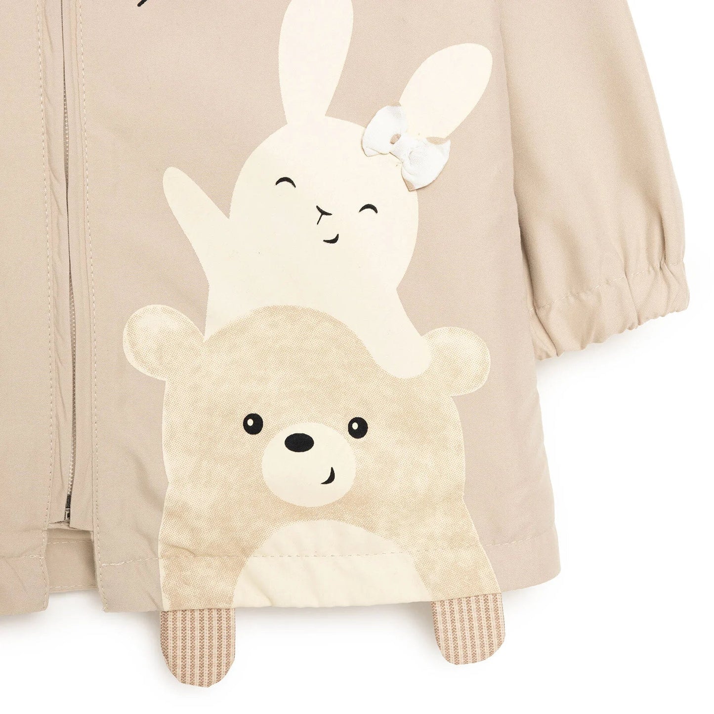 Midimod Girl Raincoat - Beige