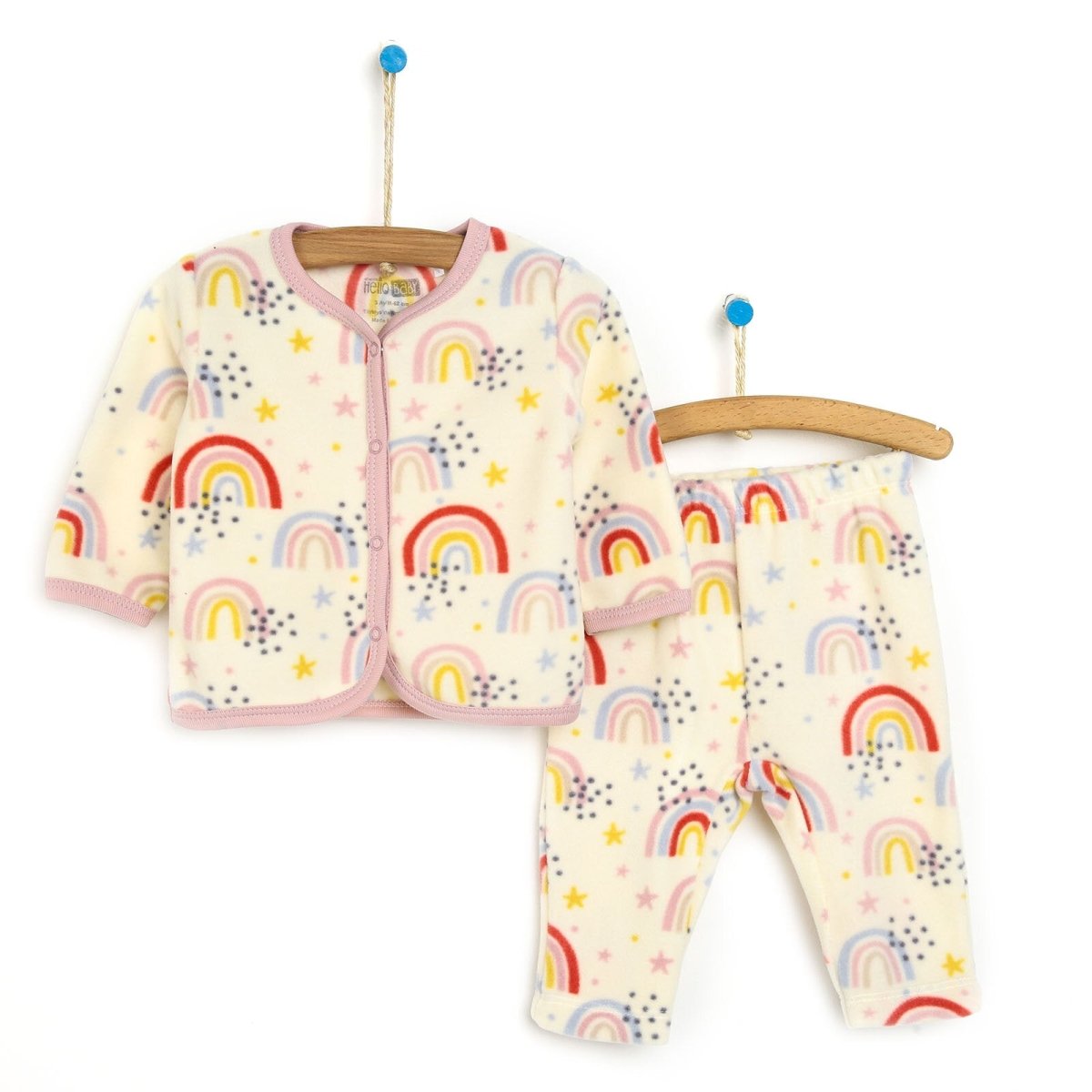 HelloBaby Newborn Baby Girl Fleece Cardigan