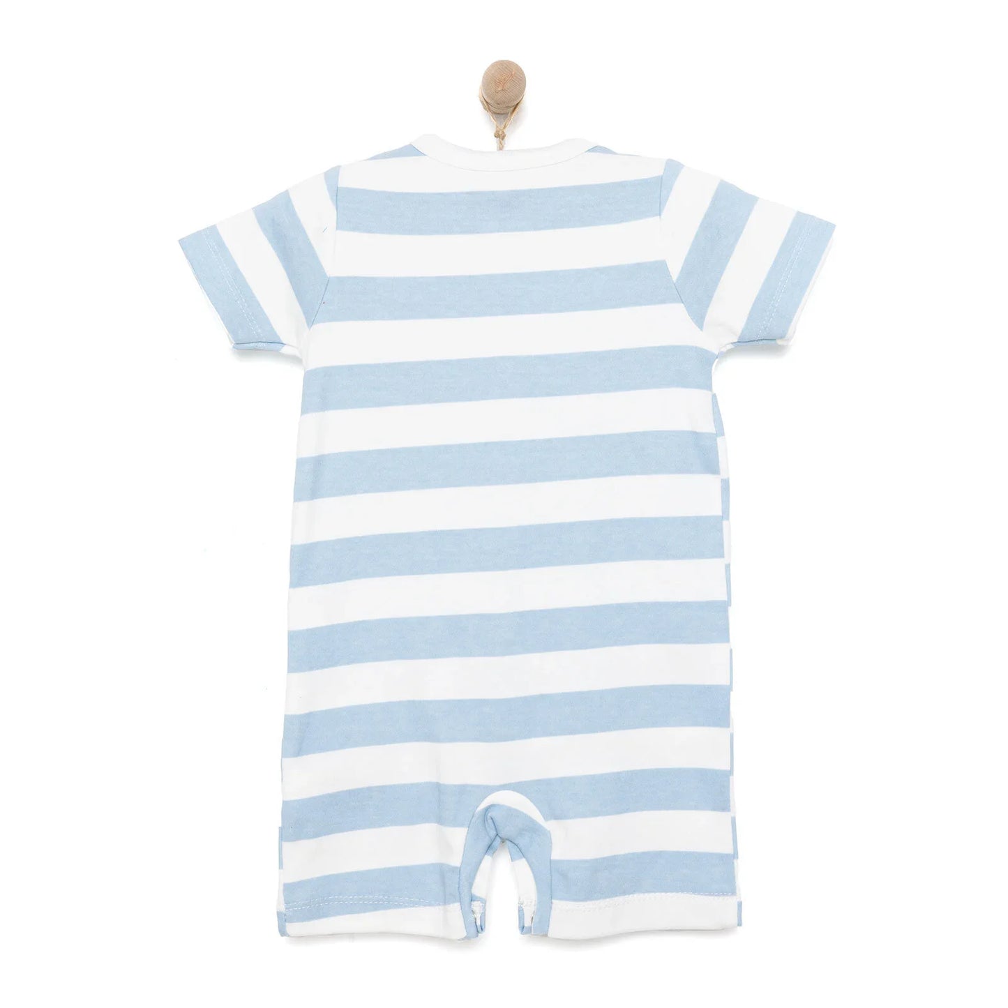 Little Life Newborn Boy Short Jumpsuit - Light Blue