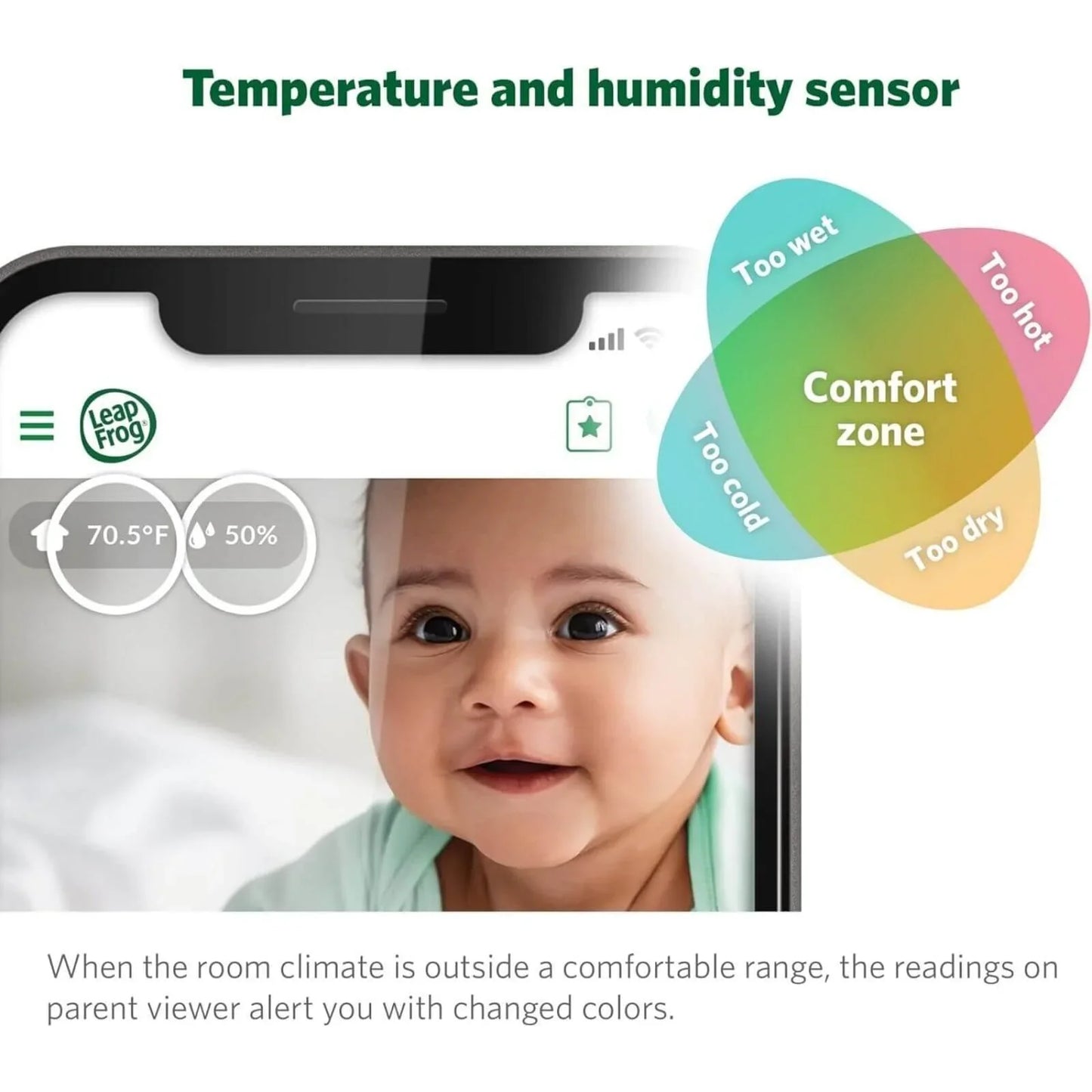 LeapFrog WiFi Standalone Video Baby Monitor