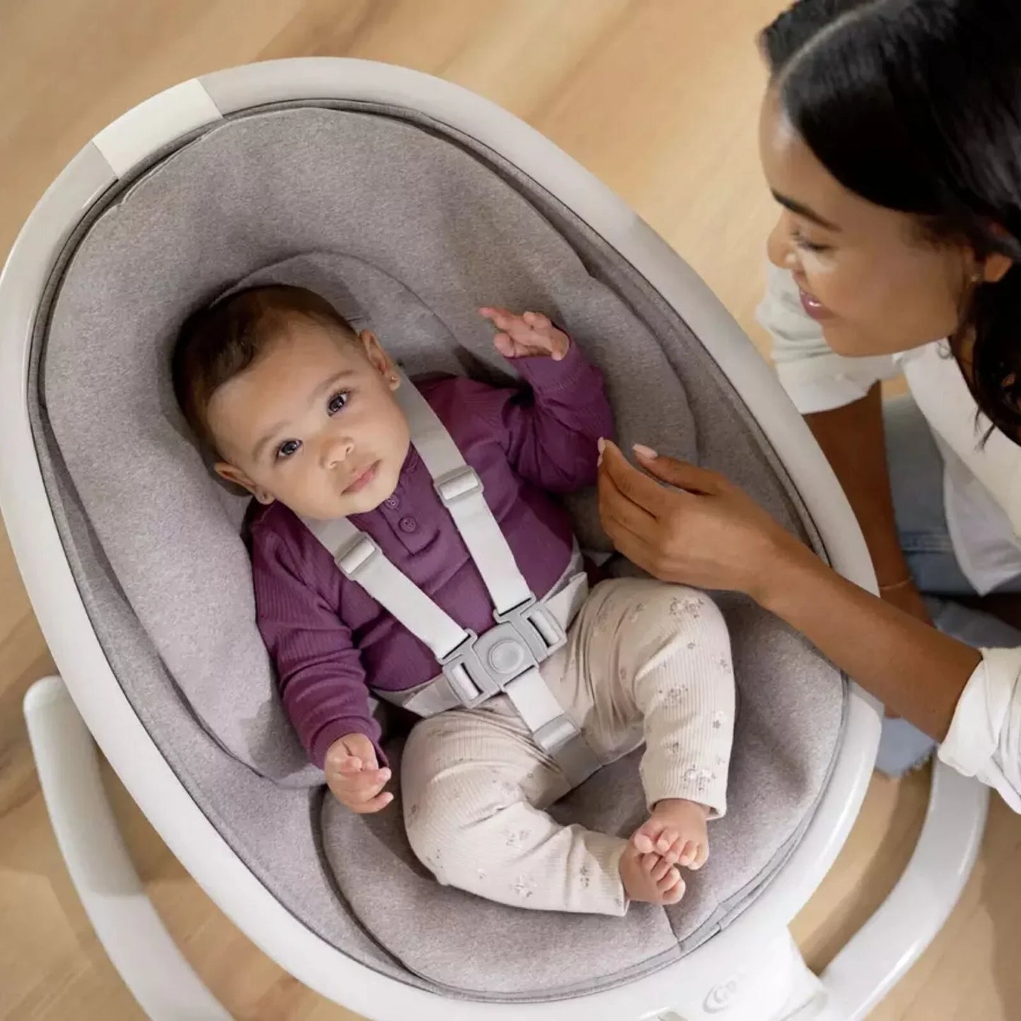 Graco Sway N Grow Bluetooth Swing - Heather