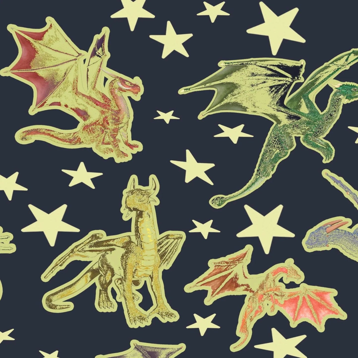 The Original Glowstars Company Glitter Stars & Dragons