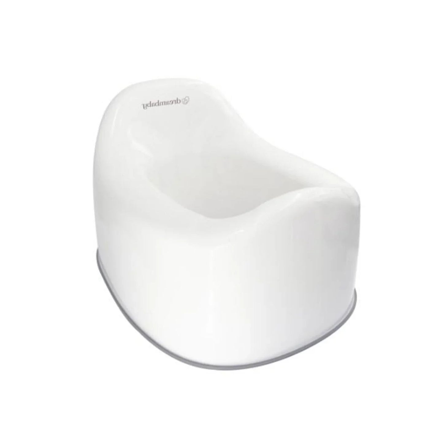 Deambaby First Stage Toddler Potty with Grey Trim - White