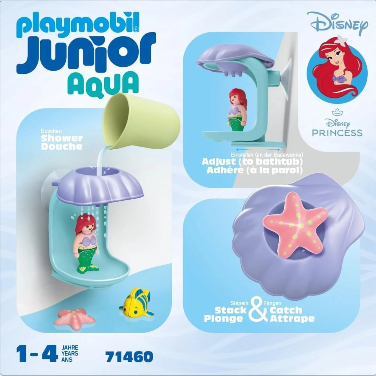 Playmobil Junior Aqua & Disney 71460 Ariel's Shell Shower