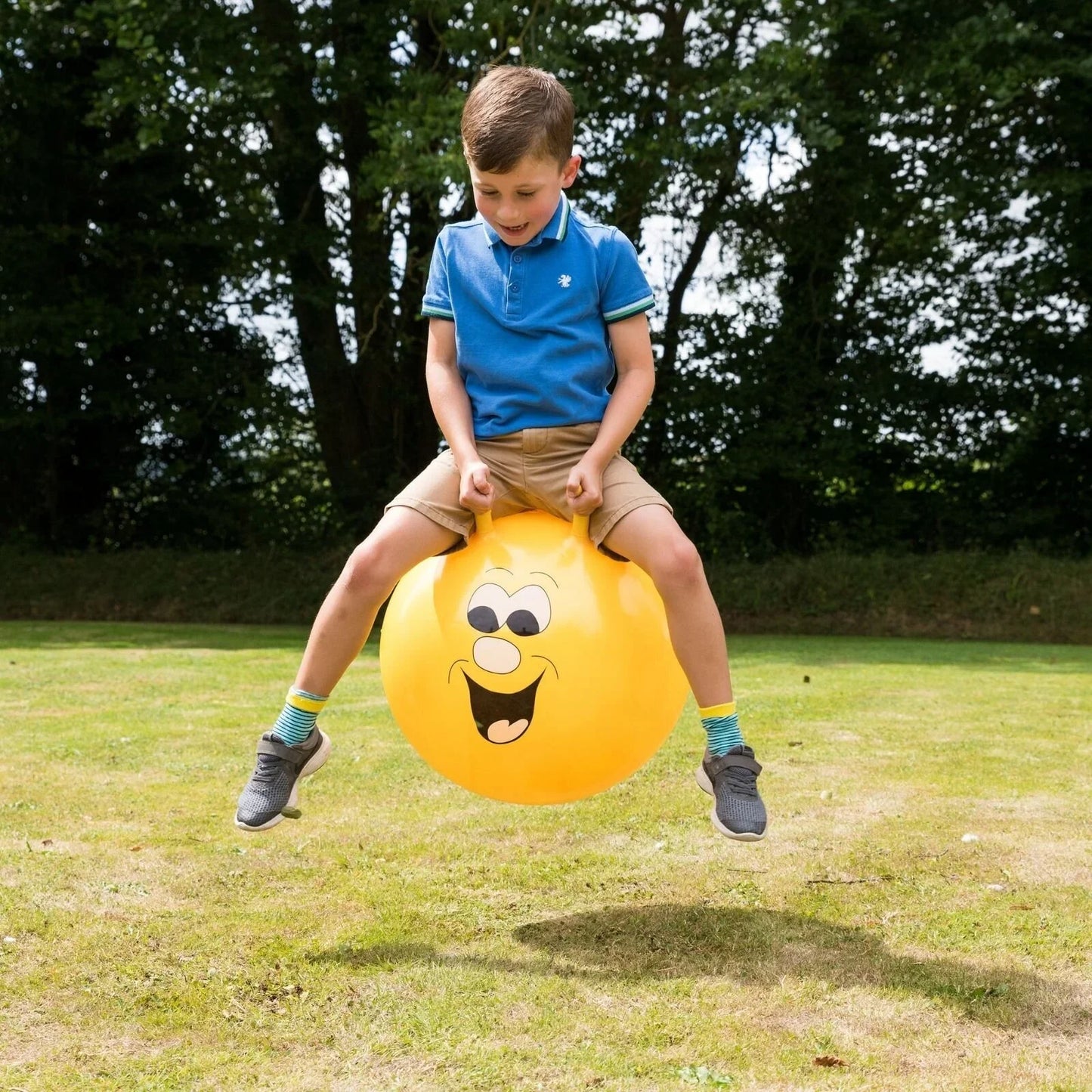 Jump 'N' Bounce Smiley Hopper 50cm - Yellow